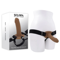 Selopa: HOLLOW STRAP ON - Brown Selopa: HOLLOW STRAP ON - Brown